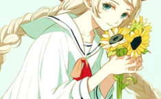 动漫小姐姐手拿福字头像,动漫小姐姐的吉祥祝福头像